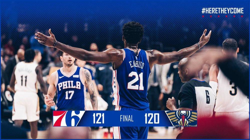  哈登达成万分里程碑，76人胜魔术  